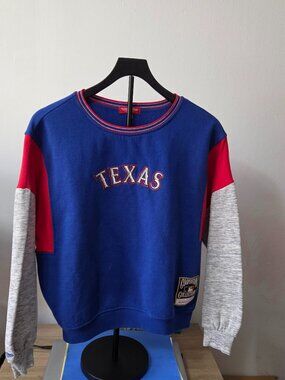 Mitchell & Ness Texas Rangers Cooperstown Collection Crewneck sweatshirt size m